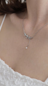 FLOWER PEARL NECKLACE